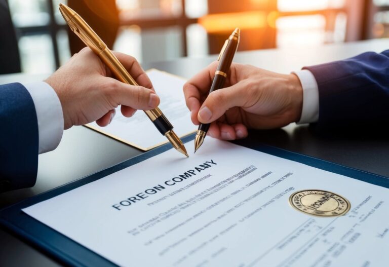 Quais são as obrigações jurídicas de uma empresa estrangeira?