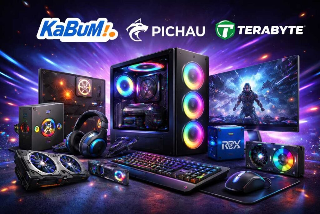 As Maiores Lojas Gamer do Brasil: Kabum, Pichau e Terabyte Dominam o Mercado de Hardware